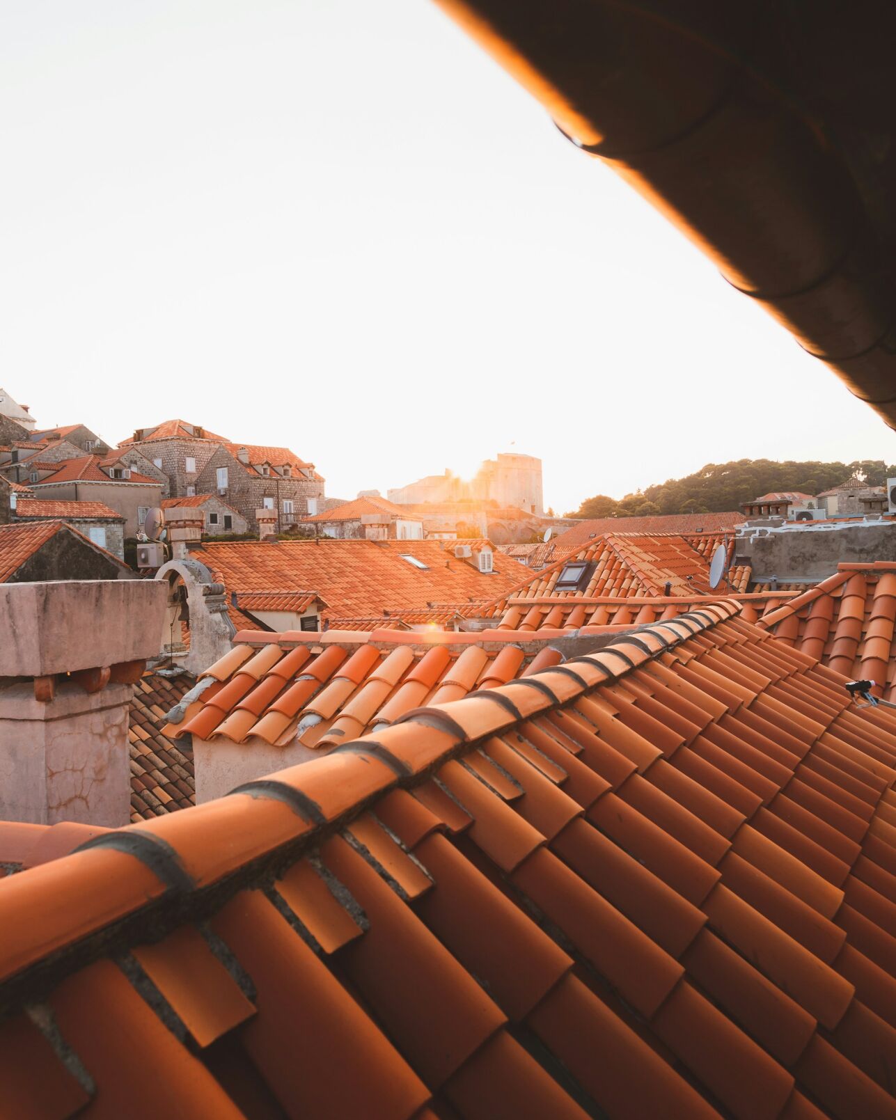 Make sure your tiled roofs, like these, are prepped for different seasons